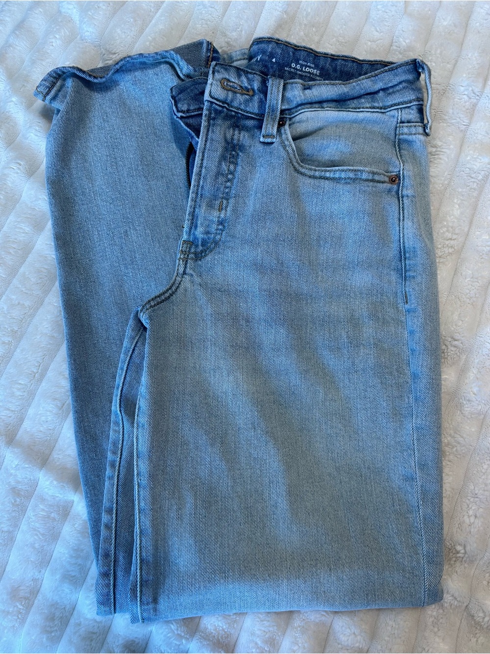 Old Navy Light Blue High-Rise Loose Jeans